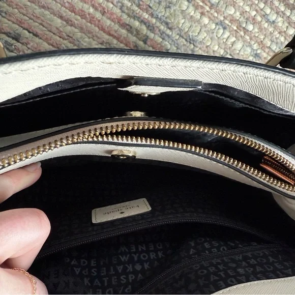 Kate Spade Laurel Black and White Handbag - Picture 8 of 14